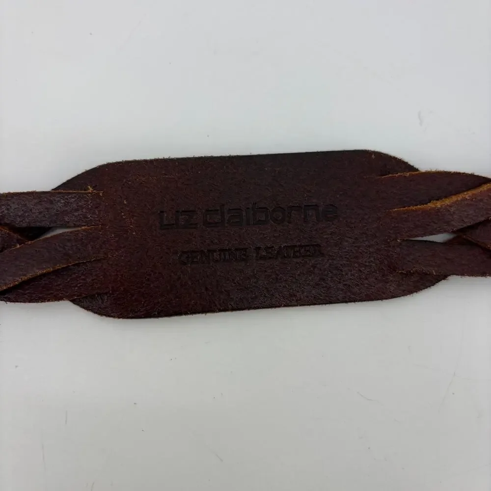 Liz Claiborne Belt Women's Braided Boho Weaved Y2K